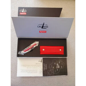 Laguiole Supreme Hand-Forged Red Corkscrew Stainless Steel – Made in France NWT